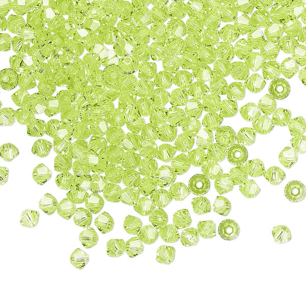 Bead 1440pk citrus green, Swarovski® 3mm XILION bicone 5328 image number 0