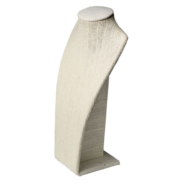 Display, necklace, hemp, 9-1/2 x 6-1/2 x 3-1/8 inches. Sold individually. image number 1