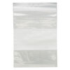 Bag, Tite-Lip™, plastic, clear and white, 3x4-inch top zip with block. Sold per pkg of 1,000. image number 1