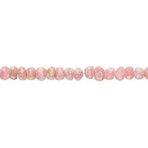 Rhodochrosite 1pkg1, hand-cut faceted rondelle bead natural 13 inch 3x2mm-5x4mm