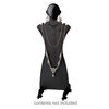 Display, necklace, acrylic, black and clear, 11-1/2 x 5 x 4 inches. Sold per pkg of 2. image number 3