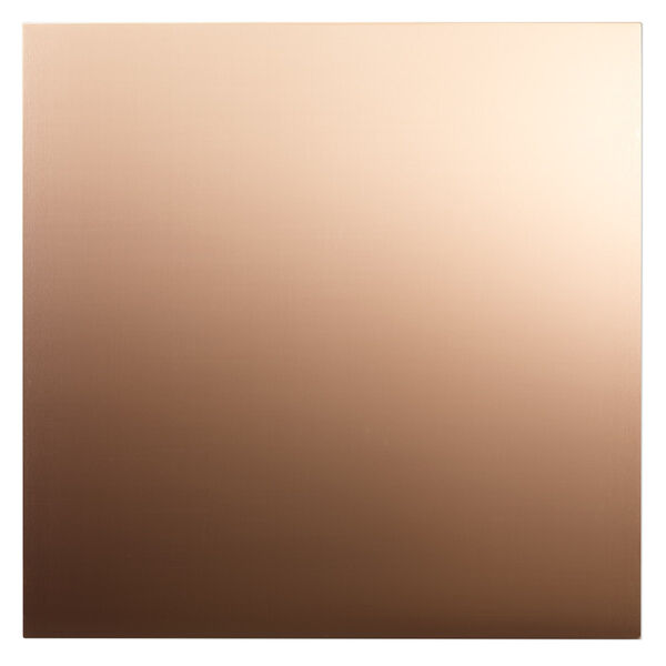Sheet, copper, half-hard with mirror finish, 6x6-inch square, 20 gauge. Sold individually. image number 0