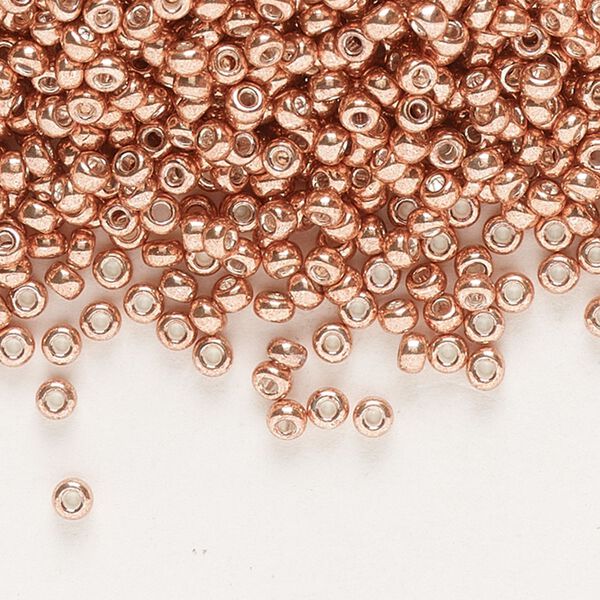 Seed bead, Miyuki, glass, pkg/25g, #11 rocaille, opaque galvanized muscat, (RR-1072). image number 0