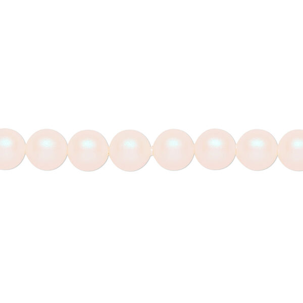 Pearl 50pk pearlescent white, Crystal Passions® 6mm round 5810 image number 0