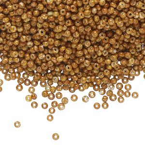 Seed bead, Preciosa Ornela Czech glass, pkg/50g, #11 rocaille, opaque cream travertine chalkwhite, (66209).