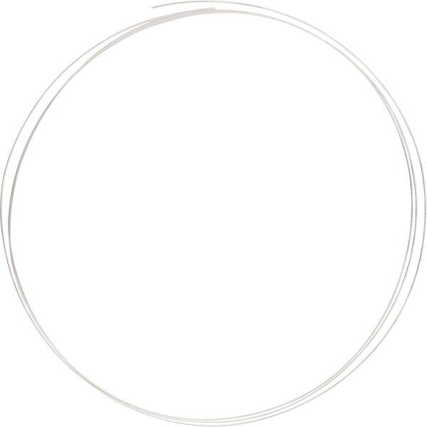 Solder wire, 75% silver, hard, 0.5mm (24 gauge). Sold per pkg of 5 feet. image number 0