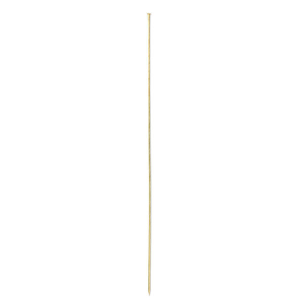 Stick pin, brass, 6 inches, 18 gauge. Sold per pkg of 100. image number 0