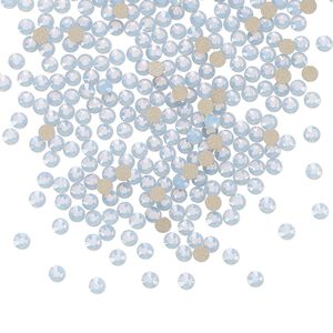 Flat back 144pk light sapphire opal foil back, Preciosa MAXIMA Czech crystal rhinestone 2.1-2.3mm chaton rose round SS7