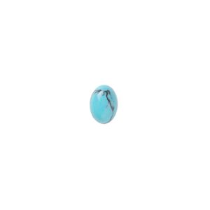 Turquoise 1pkg6, calibrated oval cab 7x5mm