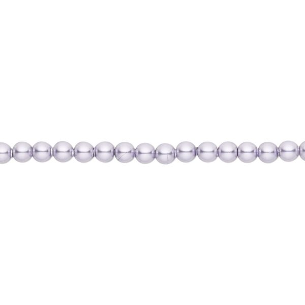 Pearl 100pk lavender, Crystal Passions® 3mm round 5810 image number 0