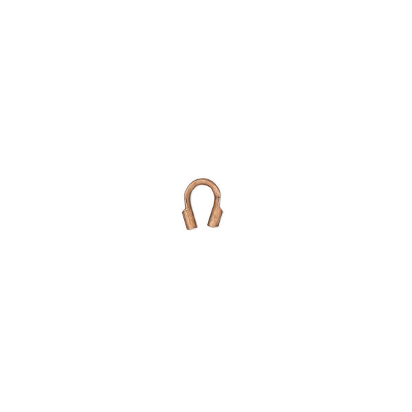 Wire protector, Accu-Guard™, antiqued copper, 4.5mm tube with 0.5mm inside diameter. Sold per pkg of 500. image number 0