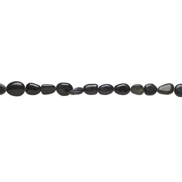 Blackstone 1pkg1, flat nugget bead, 15 inch small to extra-large image number 1