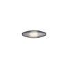Bead 1pkg1, Navajo pearl style, brushed oxidized sterling silver, 15x5mm oval. image number 0