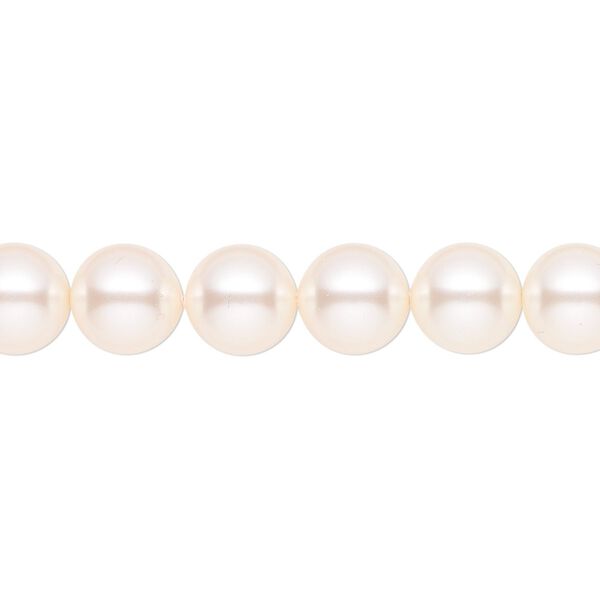 Pearl 250pk creamrose, Crystal Passions® 8mm round 5810 image number 0