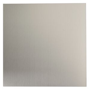 Sheet, copper / zinc / nickel, nickel silver, half-hard, 6x6-inch square, 30 gauge. Sold individually.