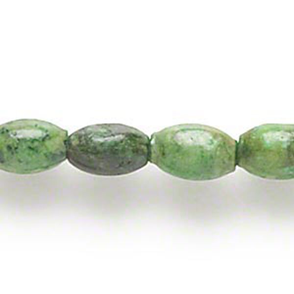 Magnesite 1pkg1, oval bead 15 inch 6x4mm-7x4mm image number 0
