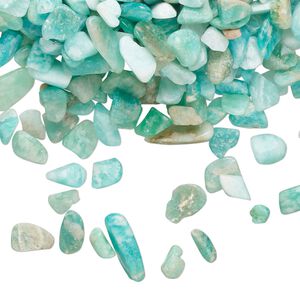 Amazonite 1pkg1, undrilled inlay chip natural 2 oz mini