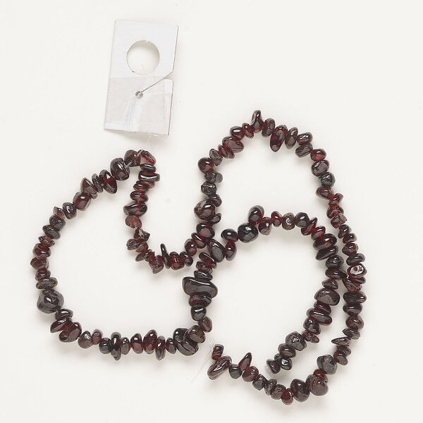Garnet 1pkg1, chip bead 15.5-16 inch mini image number 0