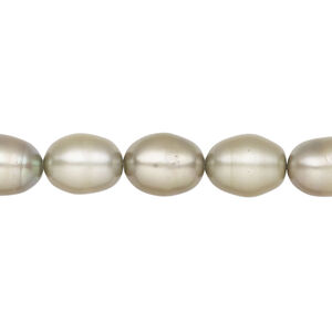 Freshwater pearl 1pkg1, rice, 15 inch moss 8-9mm cultured