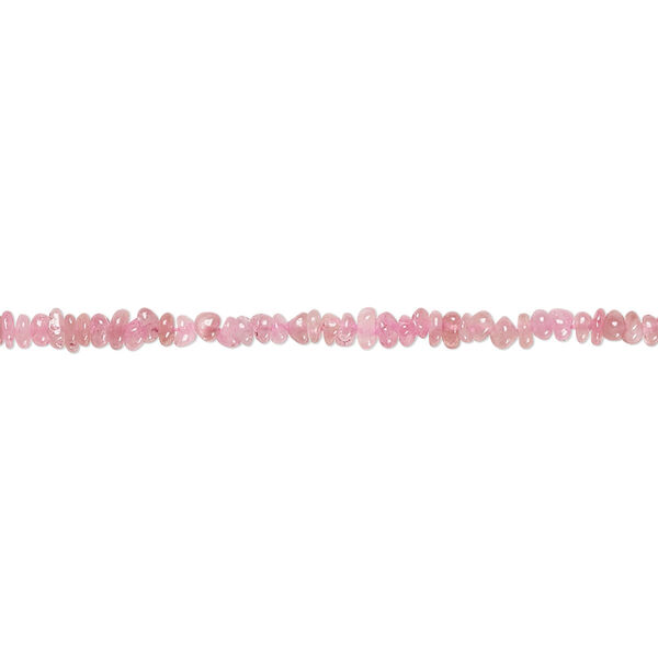 Pink tourmaline 1pkg1, hand-cut rondelle bead 12 inch 2x1mm-3x2mm image number 0