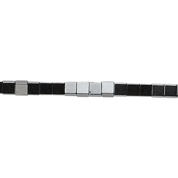 Bead, Hemalyke™ (man-made), 3mm cube. Sold per 15-1/2" to 16" strand. image number 0