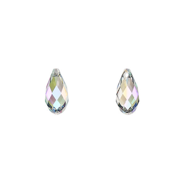 Briolette 24pk crystal paradise shine, Crystal Passions® 11x5.5mm pendant drop 6010 image number 0