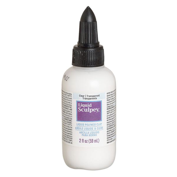 Liquid polymer clay 1pkg1, 2-fluid ounce transparent clear Liquid Sculpey® image number 0