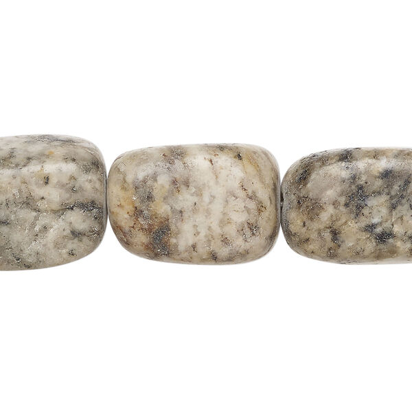 Pink sesame jasper 1pkg1, nugget bead natural, 15 inch small to medium image number 0