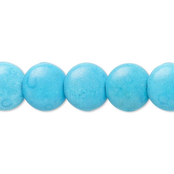 Magnesite 1pkg1, lentil-drilled lentil bead 15 inch 11-12mm image number 0
