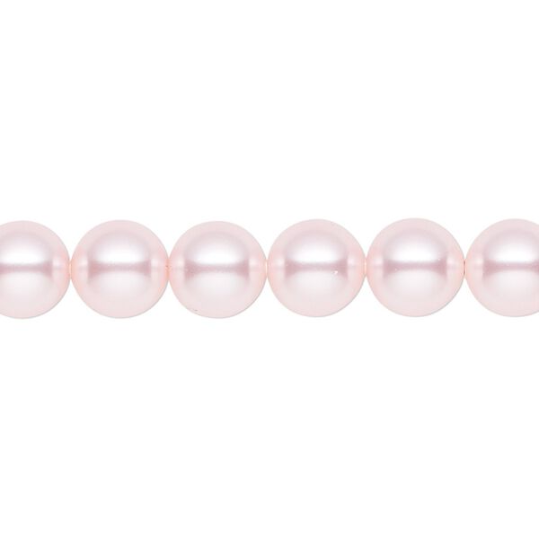 Pearl 50pk rosaline, Crystal Passions® 8mm round 5810 image number 0