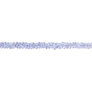 Tanzanite 1pkg1, hand-cut faceted rondelle bead 14 inch 2x1mm-3x2mm