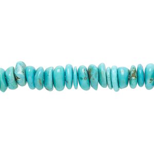 Turquoise 1pkg1, chip bead 15.5 inch medium