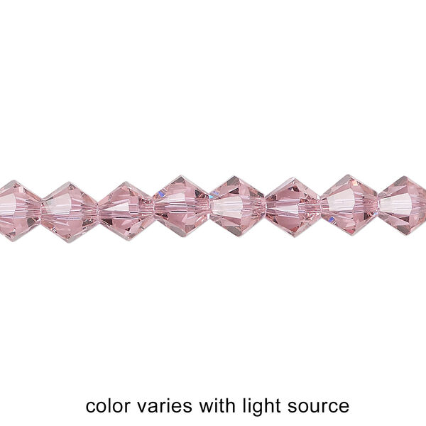 Bead 24pk cantaloupe, Crystal Passions&reg; 6mm bicone 5328 image number 1