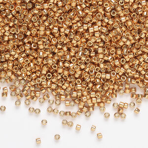 Seed bead, Miyuki Delica&reg; 1pkg7.5g glass, #11 round, Duracoat&reg; opaque galvanized muscat (DB-1836)
