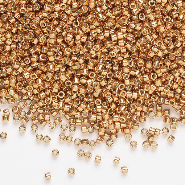 Seed bead, Miyuki Delica&reg; 1pkg7.5g glass, #11 round, Duracoat&reg; opaque galvanized muscat (DB-1836) image number 0