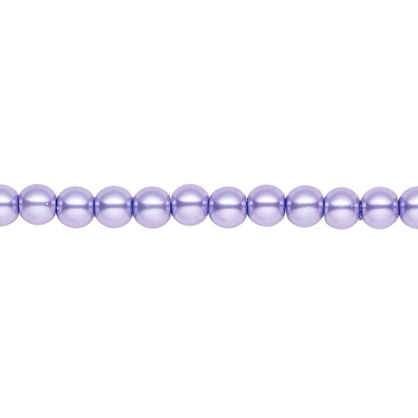 Pearl 1pk violet, Celestial Crystal&reg; 4mm round 15.5-16 inch image number 0