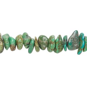 Turquoise 1pkg1, chip bead 15.5-16 inch medium