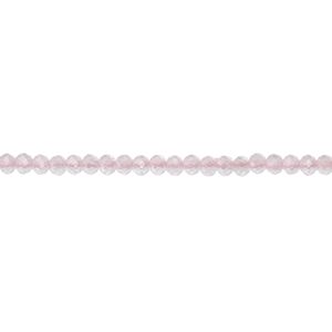 Rose quartz 1pkg1, faceted round bead natural 13 inch 2mm