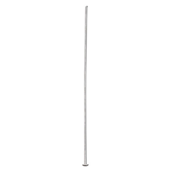 Head pin, sterling silver, 1-1/2 inches with domed head, 24 gauge. Sold per pkg of 10. image number 0