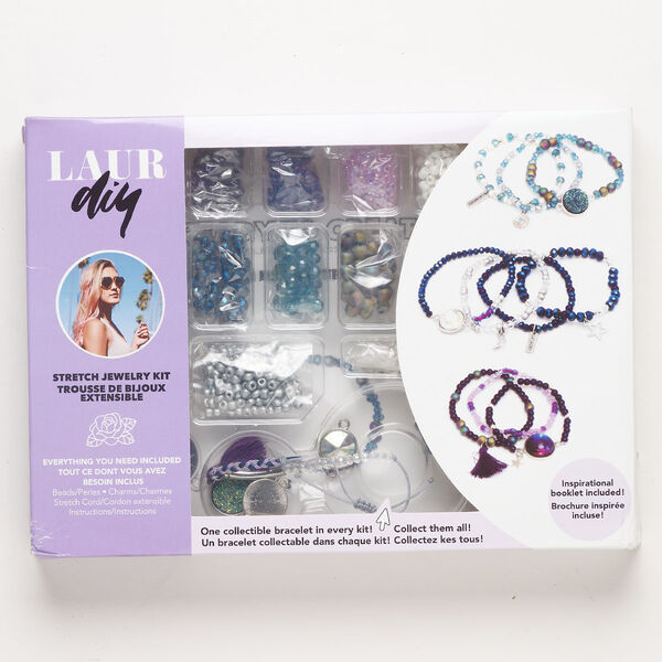 Steel / glass / acrylic 1pkg1112, bead / finding assortment antique silver-finished / silver finish / assorted colors image number 0