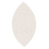 Earring card, PVC plastic and paper, opaque tan, 2-3/4 x 1-1/2 inch marquise. Sold per pkg of 100. image number 0