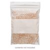 Bag, Tite-Lip™, plastic, clear and white, 3x4-inch top zip with block. Sold per pkg of 1,000. image number 0