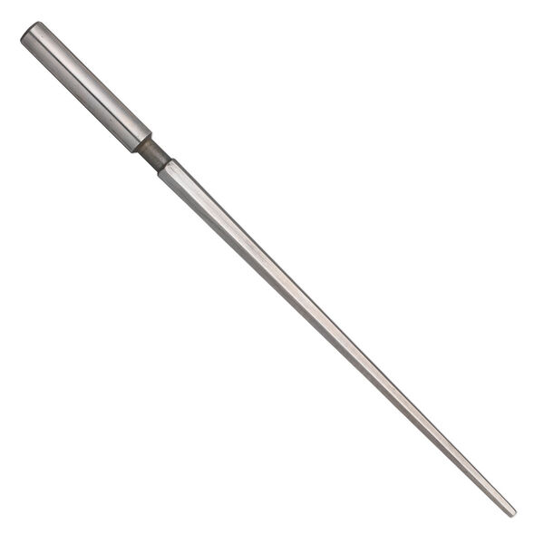 Mandrel, steel, 11 inches with 4-10mm hexagon for bezel making. Sold individually. image number 0