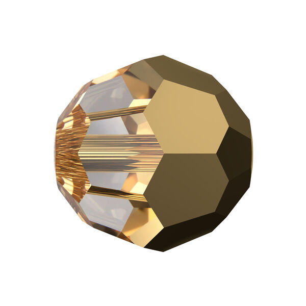 Bead 1pkg360 crystal aurum, Swarovski®, 6mm faceted round 5000 image number 0