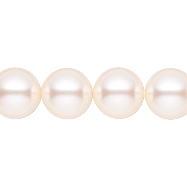 Pearl 100pk creamrose, Swarovski® 12mm round 5810 image number 0