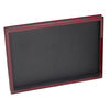 Display tray cover, leatherette and fiber board, black and mahogany, 12-1/2 x 9 x 1 inches. Sold individually. image number 1