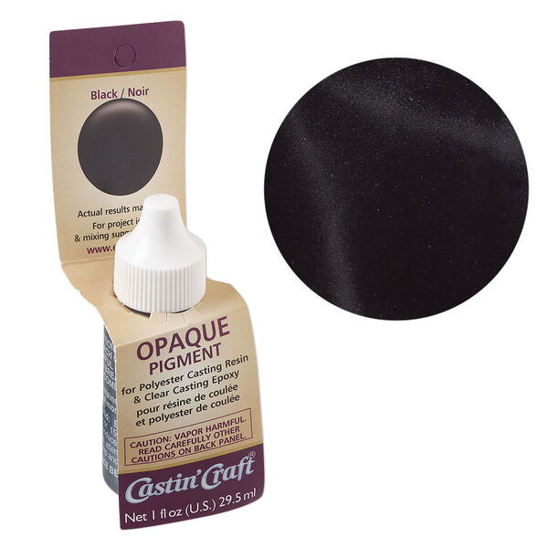 Dye, Castin' Craft®, opaque black. Sold per 1 fluid ounce bottle. image number 0