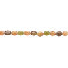 Multi-gemstone 1pkg1, puffed oval bead natural, 15 inch 17x13mm-18x14mm image number 1