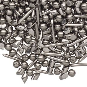 Tumbling shot, mirror-polished stainless steel, flattened ball / diagonals / pins. Sold per 1-pound pkg.