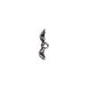 Bead, pewter (tin-based alloy), pkg/1, antiqued, 15mm spider. image number 1